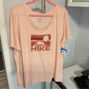 Columbia Hike Short Sleeve T-Shirt Size 1X NWT